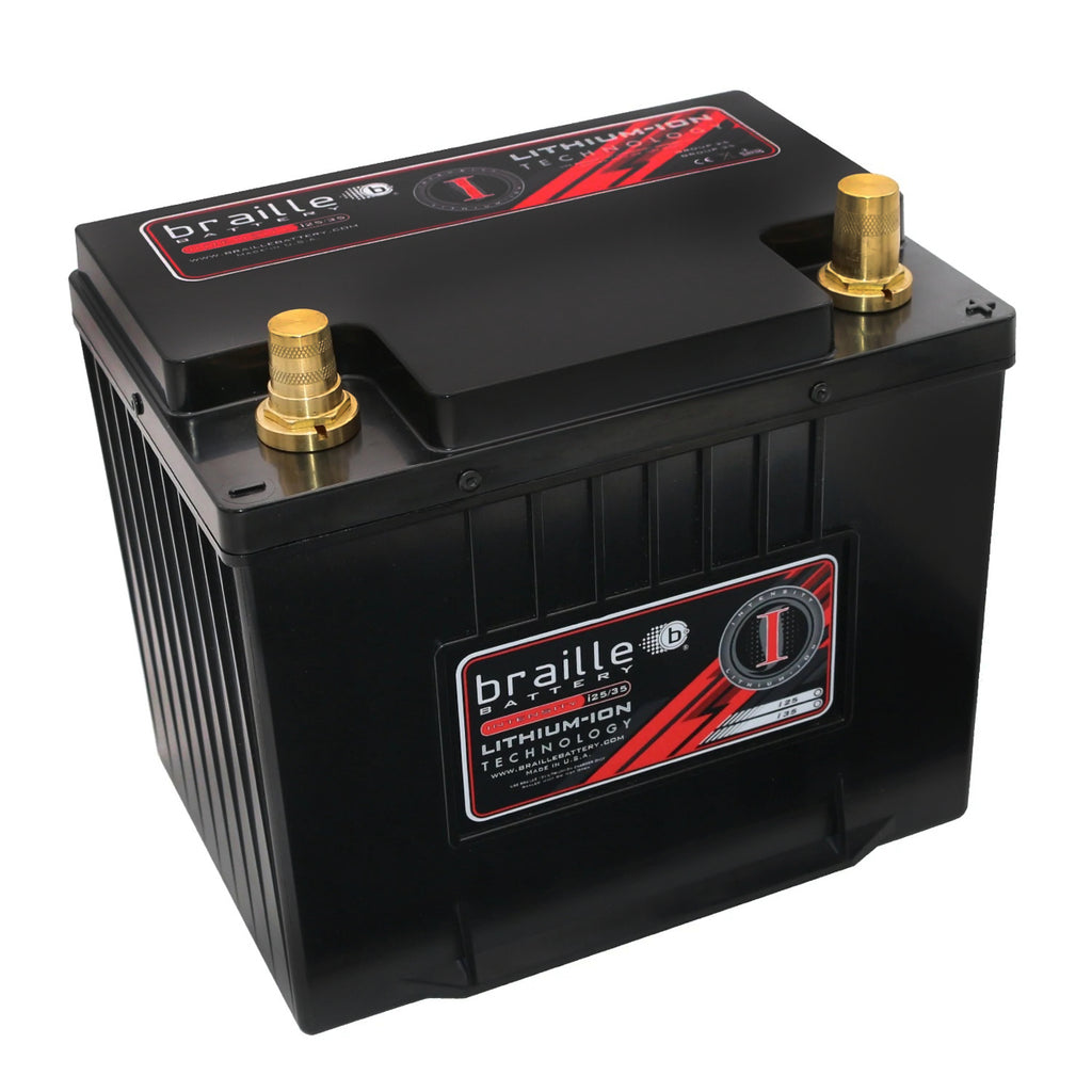 BRAILLE AUTO BATTERY I35X Lithium Intensity Lwt 12 Volt Battery