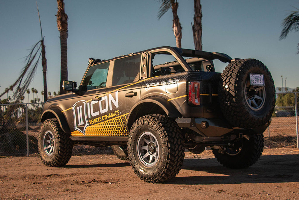 ICON Vehicle Dynamics 44200T 21-23 BRONCO REAR ADJ TRACK BAR KIT for Select Ford Bronco