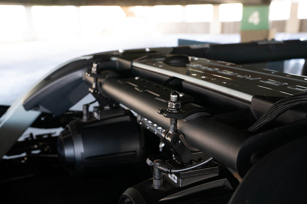 DV8 Offroad BRSB-01 2021-22 Ford Bronco Rear Speaker & Light Mount Bar ? for Select Ford Bronco