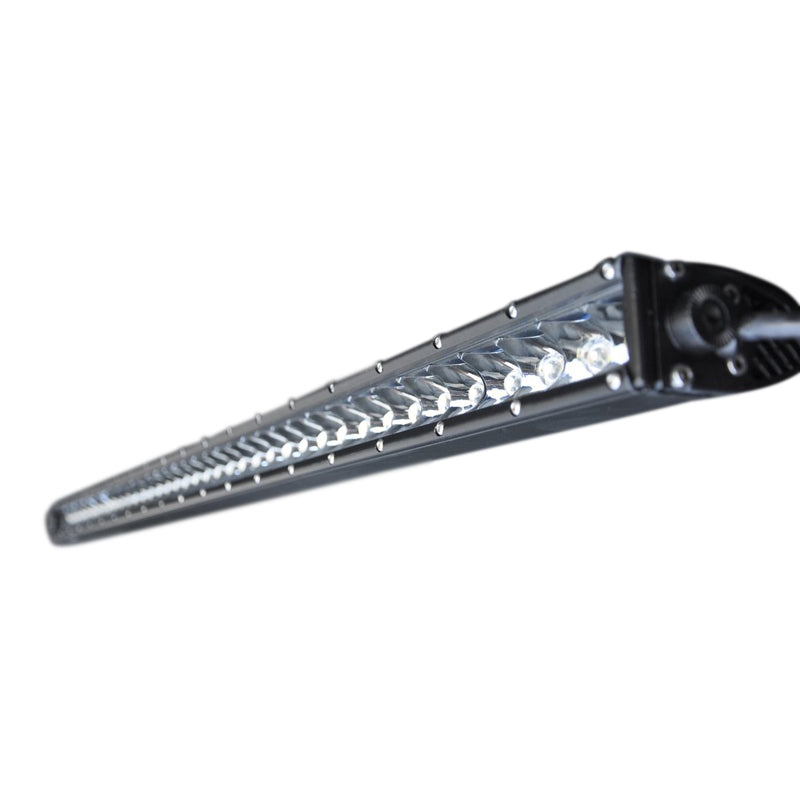 DV8 Offroad BS40E110W5W 40 in. Single Row LED Light Bar; Chrome Face