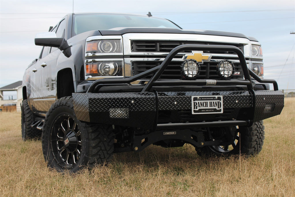 Ranch Hand BSC14HBL1 Summit BullNose Series Front Bumper - Truck Part Superstore