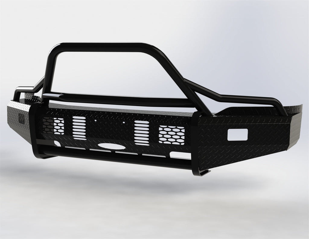 Ranch Hand BSF18HBL1 Summit BullNose Series Front Bumper; Retains Factory Tow Hook; - Truck Part Superstore