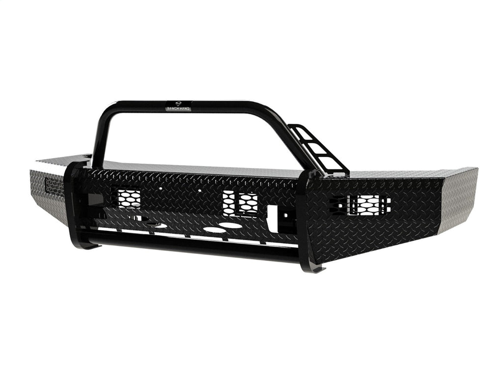 Ranch Hand BSF201BL1 Summit BullNose Series Front Bumper; Retains Factory Tow Hook; w/Camera Access; - Truck Part Superstore