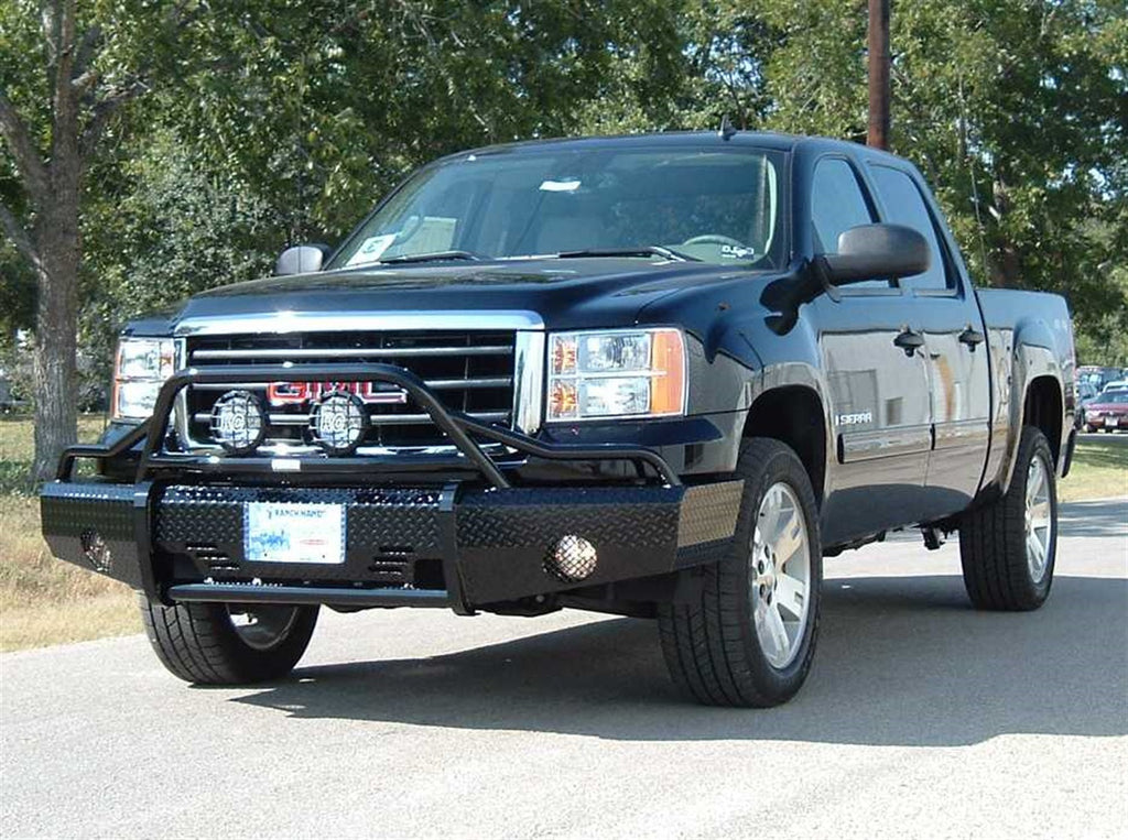 Ranch Hand BSG08HBL1 Summit BullNose Series Front Bumper; Retains Factory Tow Hook And Fog Lights; - Truck Part Superstore