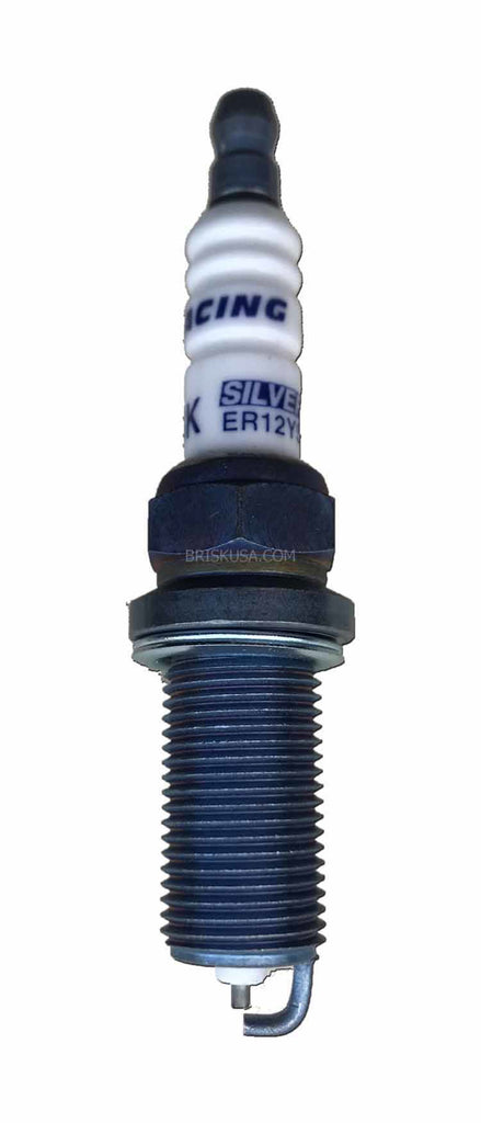BRISK RACING SPARK PLUGS ER12YS Spark Plug Silver Racing