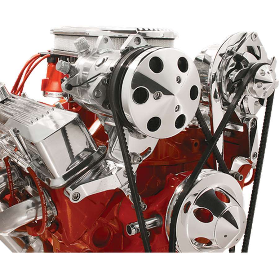 BILLET SPECIALTIES 10221 A/C Brkt. SBC Pass. Side Hi Mount