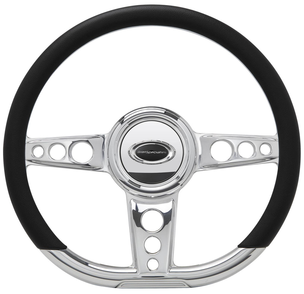 BILLET SPECIALTIES 29427 Steering Wheel 14in D- Shape Trans Am Polished