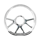 BILLET SPECIALTIES 29475 Steering Wheel 14in D-Sh ape Prism Polished