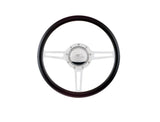 BILLET SPECIALTIES 30137 Steering Wheel 1/2 Wrap 14in Split Spoke