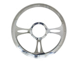 BILLET SPECIALTIES 30175 Half Wrap Steering Wheel Fast Lane