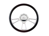 BILLET SPECIALTIES 30425 Half Wrap Steering Wheel -Vin Tech
