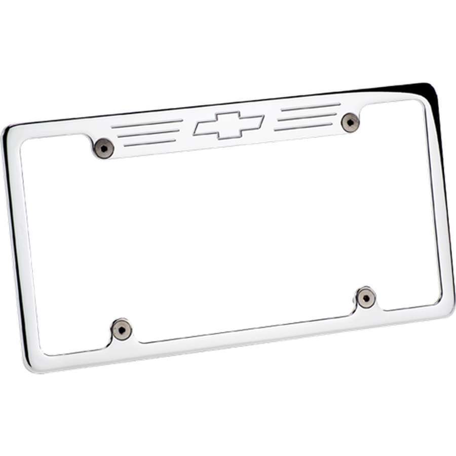 BILLET SPECIALTIES 55623 License Frame Bowtie- Polished