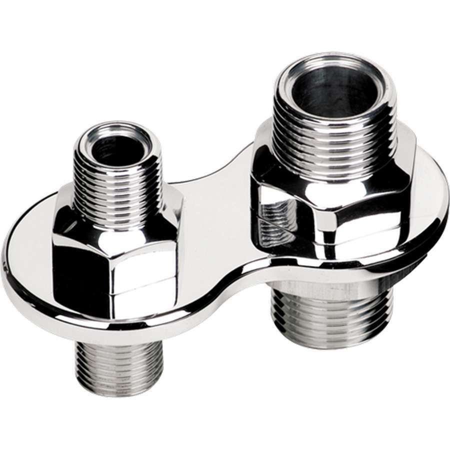 BILLET SPECIALTIES 66720 A/C Bulkhead 2 Port -6  -10