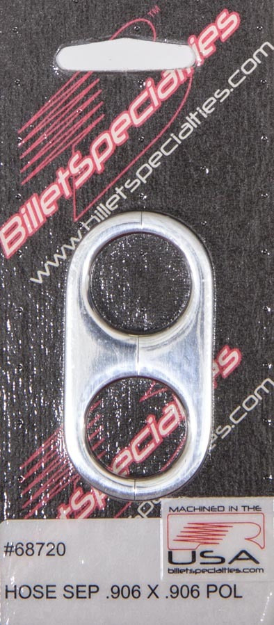 BILLET SPECIALTIES 68720 Hose Separator .906x.906 -Polished