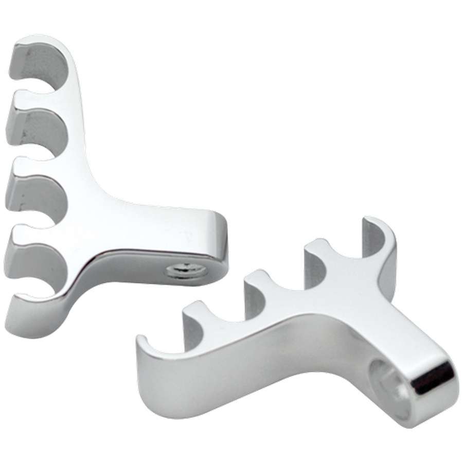 BILLET SPECIALTIES 69704 Plug Wire Separators 8.5mm 4 Wire V/C Mount