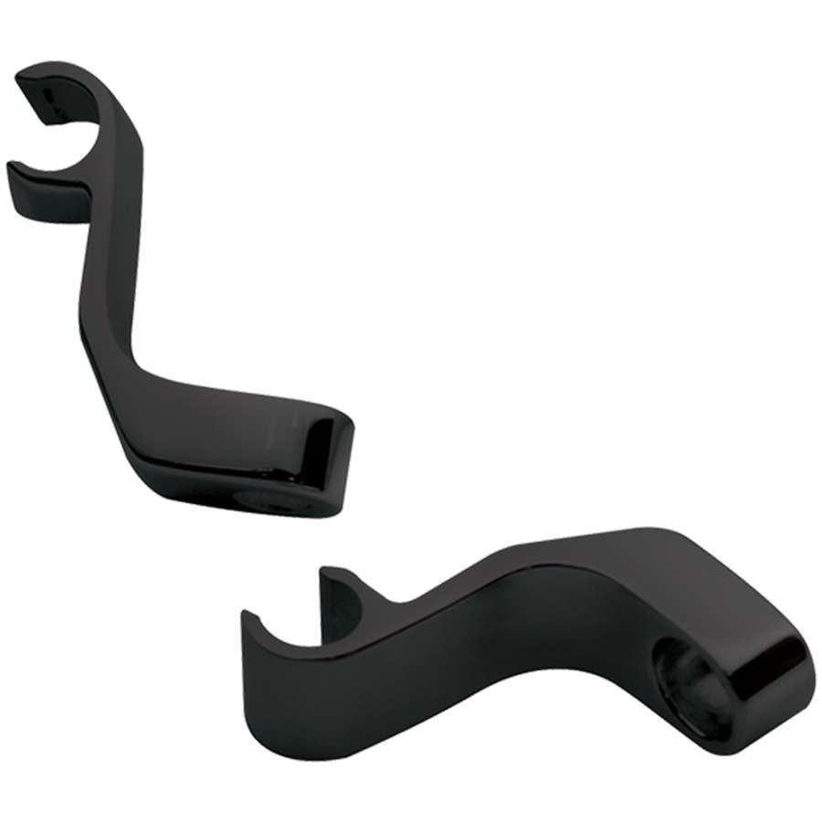 BILLET SPECIALTIES 69781 1 Wire Separator Valve Cover Mount Black Pair