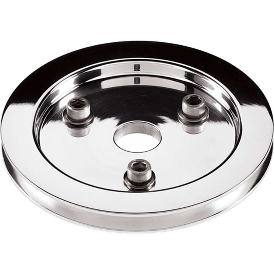 BILLET SPECIALTIES 81120 Polished SBC 1 Groove Lower Pulley