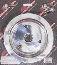 Load image into Gallery viewer, BILLET SPECIALTIES 83320 Polished BBC 3 Groove Lower Pulley