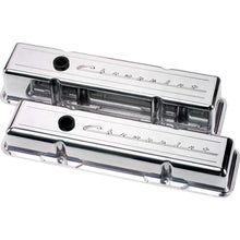 Load image into Gallery viewer, BILLET SPECIALTIES 95223 SBC Script Tall Valve Covers