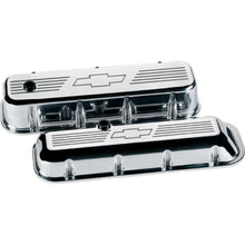 Load image into Gallery viewer, BILLET SPECIALTIES 96021 BBC Valve Covers Bowtie Logo Short