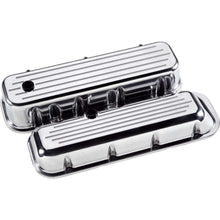 Load image into Gallery viewer, BILLET SPECIALTIES 96120 BBC Tall Valve Covers Ball Milled