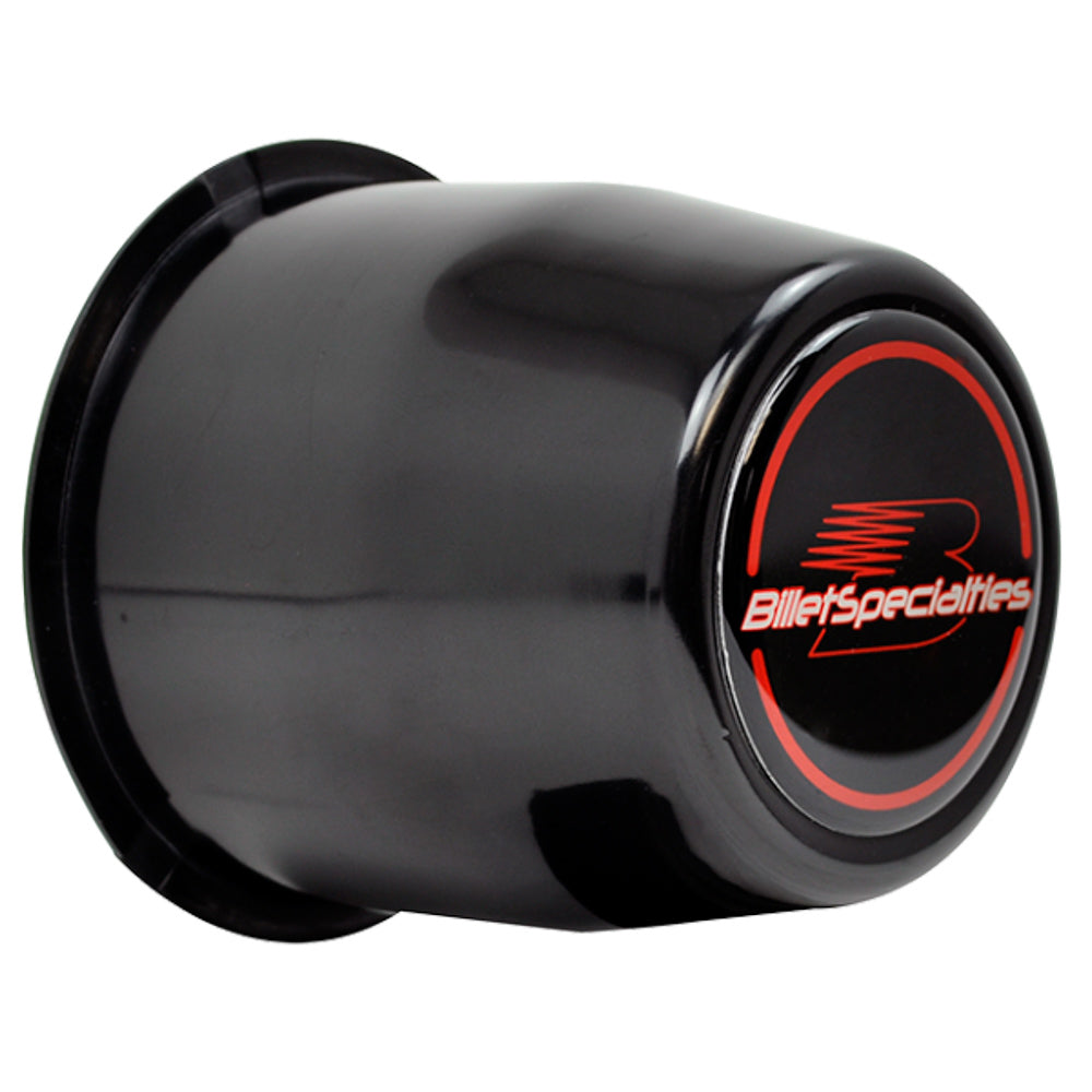 BILLET SPECIALTIES 999083B Center Cap Push Tru 3.1 89 CB Black 3-1/8in TALL