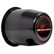 Load image into Gallery viewer, BILLET SPECIALTIES 999083B Center Cap Push Tru 3.1 89 CB Black 3-1/8in TALL