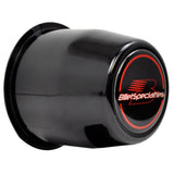 BILLET SPECIALTIES 999083B Center Cap Push Tru 3.1 89 CB Black 3-1/8in TALL