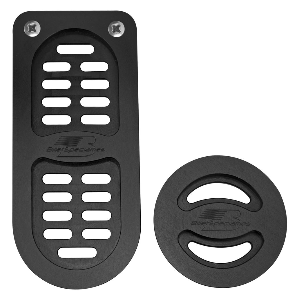 BILLET SPECIALTIES BLK171130 GM Billet Door Jamb Vent Black Set