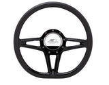BILLET SPECIALTIES BLK29441 Steering Wheel 14in D-Shape Victory Black