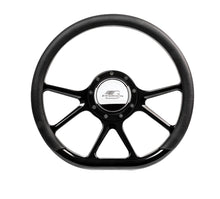 Load image into Gallery viewer, BILLET SPECIALTIES BLK29475 Steering Wheel 14in D-Sh ape Prism Black