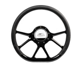 BILLET SPECIALTIES BLK29475 Steering Wheel 14in D-Sh ape Prism Black