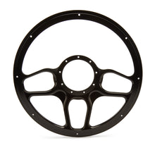 Load image into Gallery viewer, BILLET SPECIALTIES BLK30102 Steering Wheel 1/2 Wrap Win Lite Black