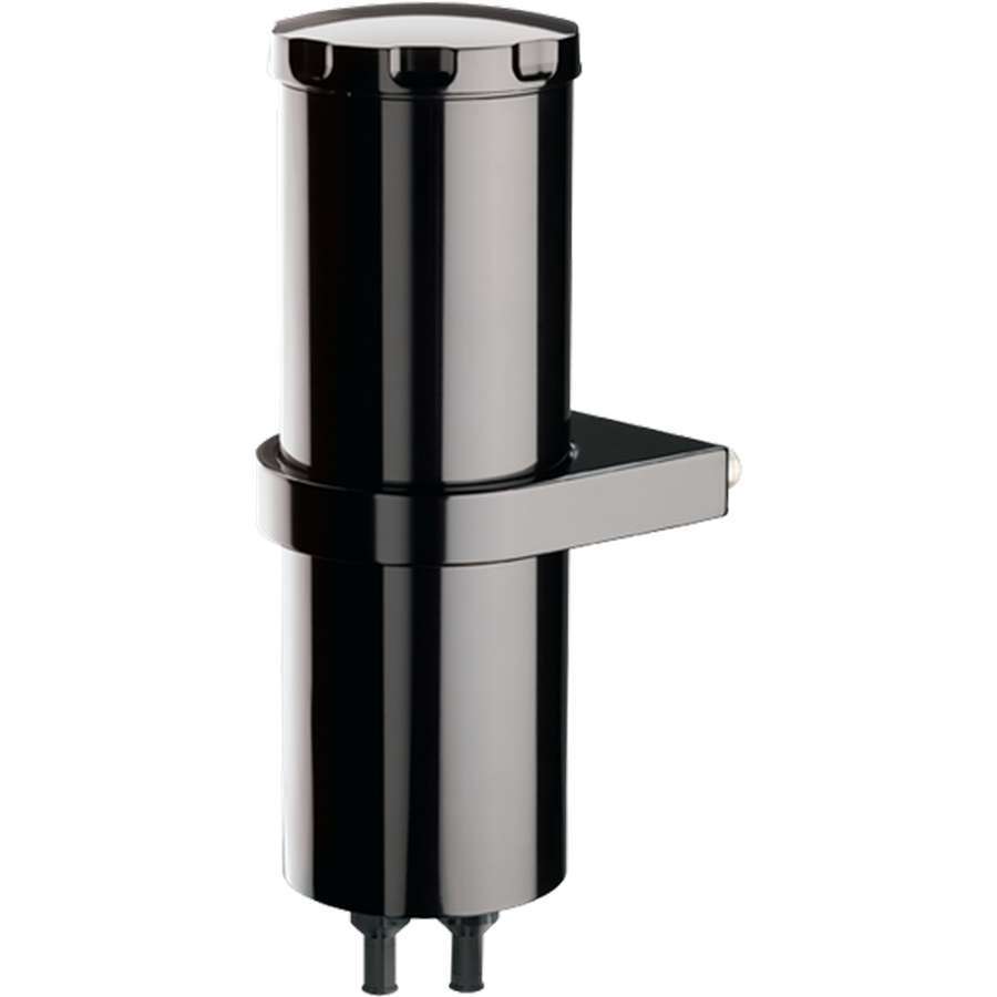 BILLET SPECIALTIES BLK77109 Overflow Tank 8.75in Smooth w/Bracket Black