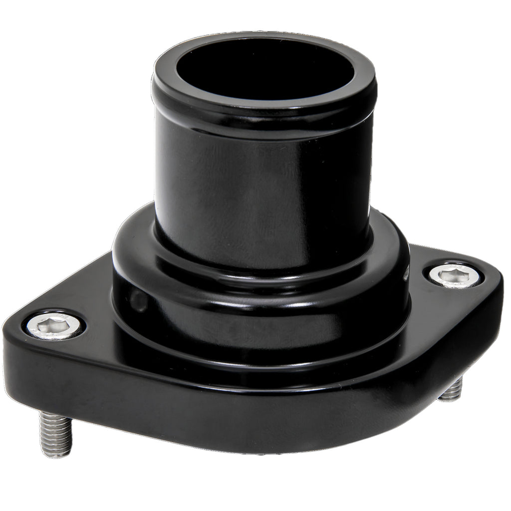 BILLET SPECIALTIES BLK90135 Thermostat Housing Strai ght LS 10-Up Black