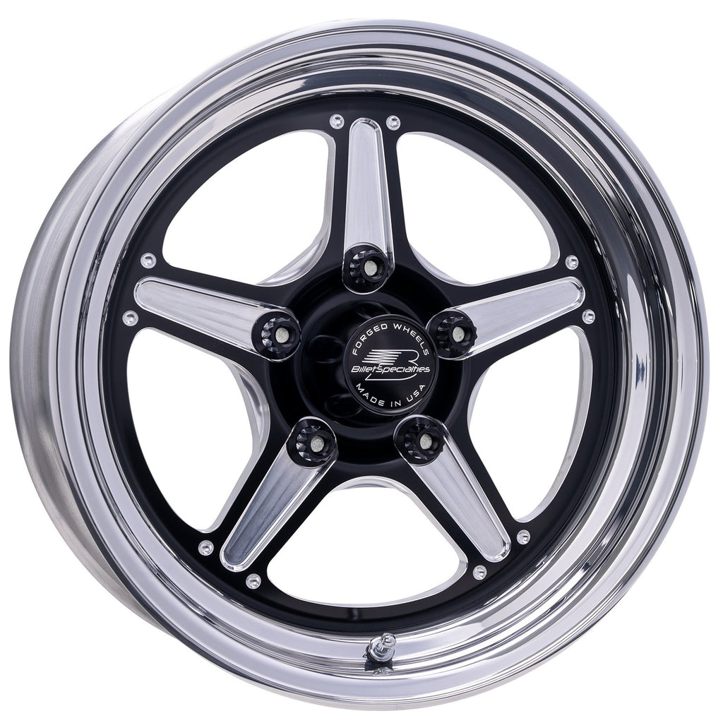 BILLET SPECIALTIES BRS23540L6516 Street Lite Black Wheel 15X4 1.625IN BS