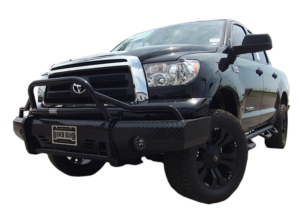Ranch Hand BST07HBL1 Summit BullNose Series Front Bumper; Retains Factory Tow Hook And Fog Lights; - Truck Part Superstore