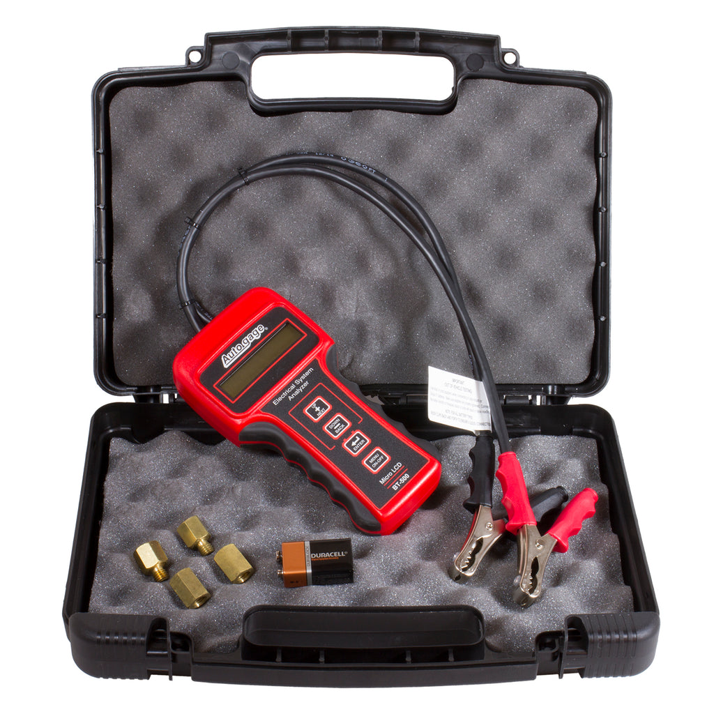 AutoMeter BT-500 BATTERY TESTER, 6/12/24V, AUTOGAGE