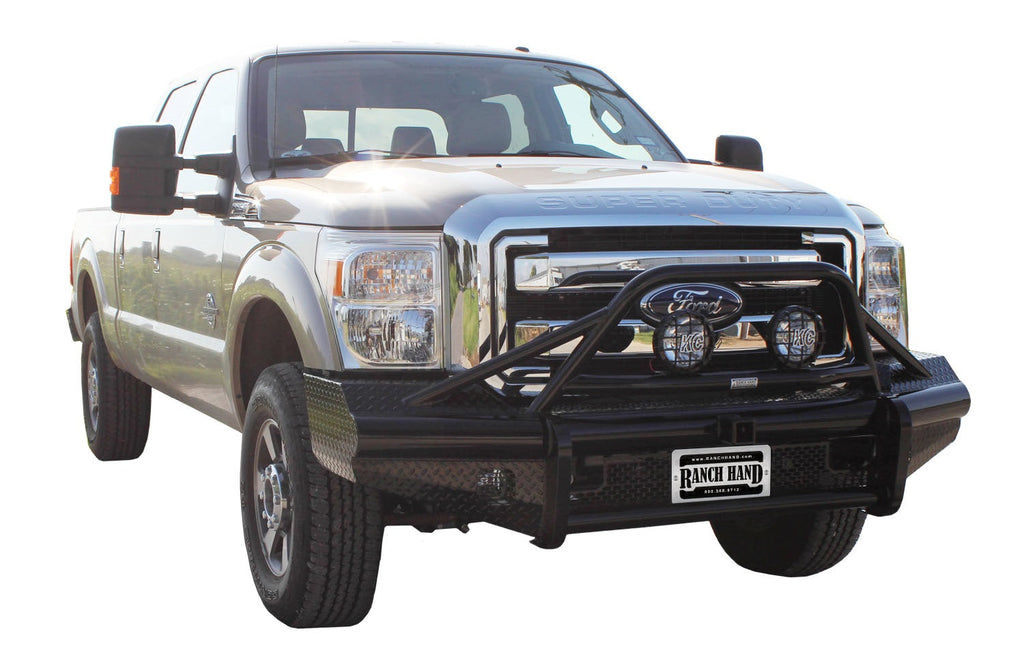 Ranch Hand BTF111BLR Legend BullNose Series Front Bumper; Retains Factory Tow Hook And Fog Lights; - Truck Part Superstore
