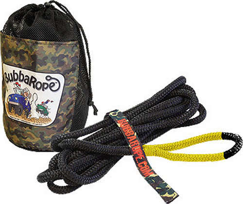 BUBBA GEAR 176650YWG Lil Bubba Rope 1/2in X 20ft YelloW Eyes