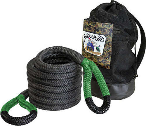 BUBBA GEAR 176730GRG Jumbo Bubba Rope 1-1/2in X 30ft Green Eyes