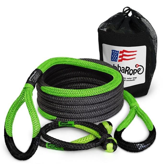 BUBBA GEAR 176842GR UTV/SxS Recovery Gear Set 5/8in x 20ft Green