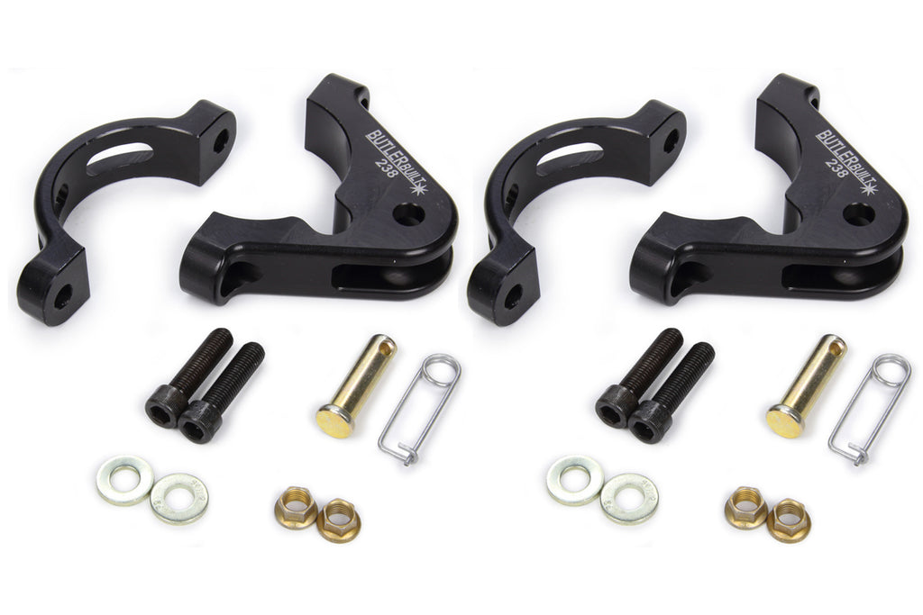 BUTLERBUILT BBP-4921-1-CA-238-2 2-3/8 Axle Tether Clamps Only Pair