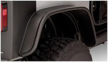 Load image into Gallery viewer, Bushwacker 10052-07 Fender Flares Flat Style 2Pc Rear for Select Jeep Wrangler, Jeep Wrangler JK