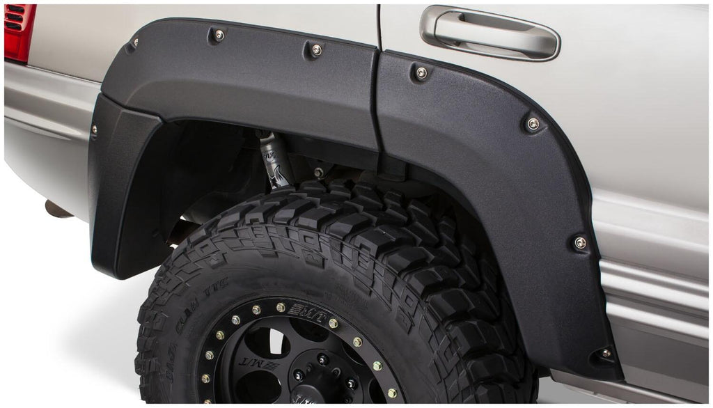 Bushwacker 10072-07 Fender Flares Cutout Style 2Pc Rear for Select Jeep Grand Cherokee