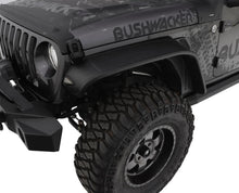 Load image into Gallery viewer, Bushwacker 10101-07 Fender Flares Flat Style 2Pc Front for Select Jeep Gladiator, Jeep Wrangler