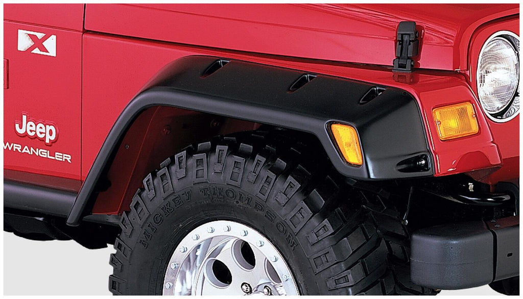Bushwacker 10908-07 Fender Flares Pocket Style 4Pc for Select Jeep Wrangler