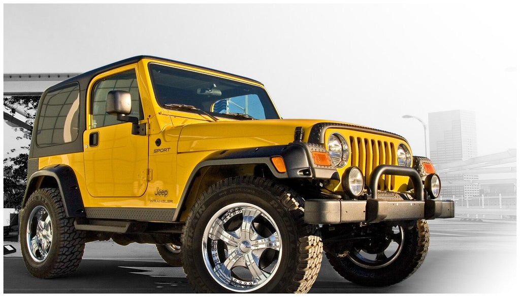 Bushwacker 10917-07 Fender Flares Pocket Style 4Pc for Select Jeep Wrangler