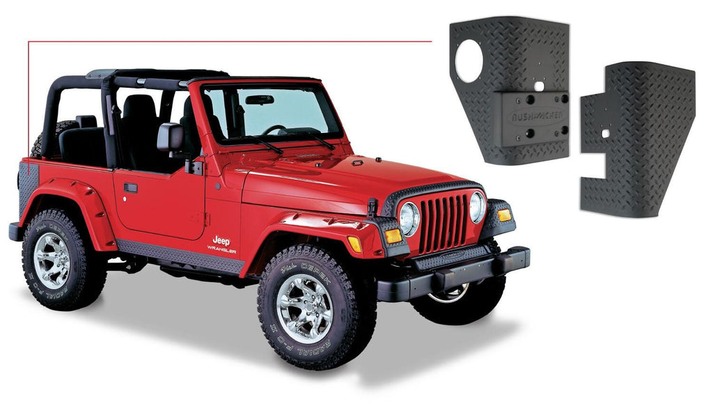Bushwacker 14001 Trail Armor Rear Corner for Select Jeep Wrangler