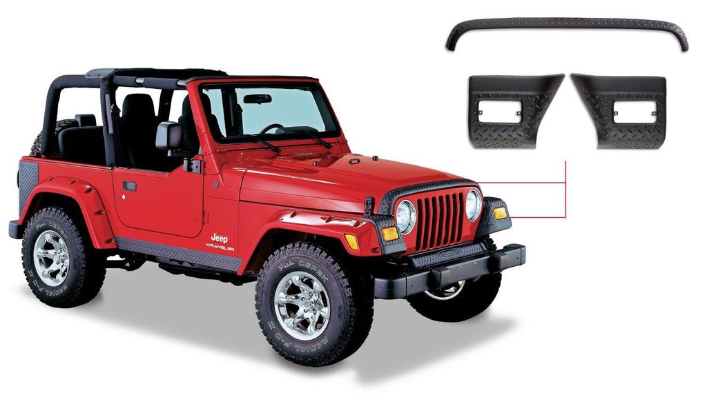 Bushwacker 14005 Trail Armor Hood Guard for Select Jeep Wrangler